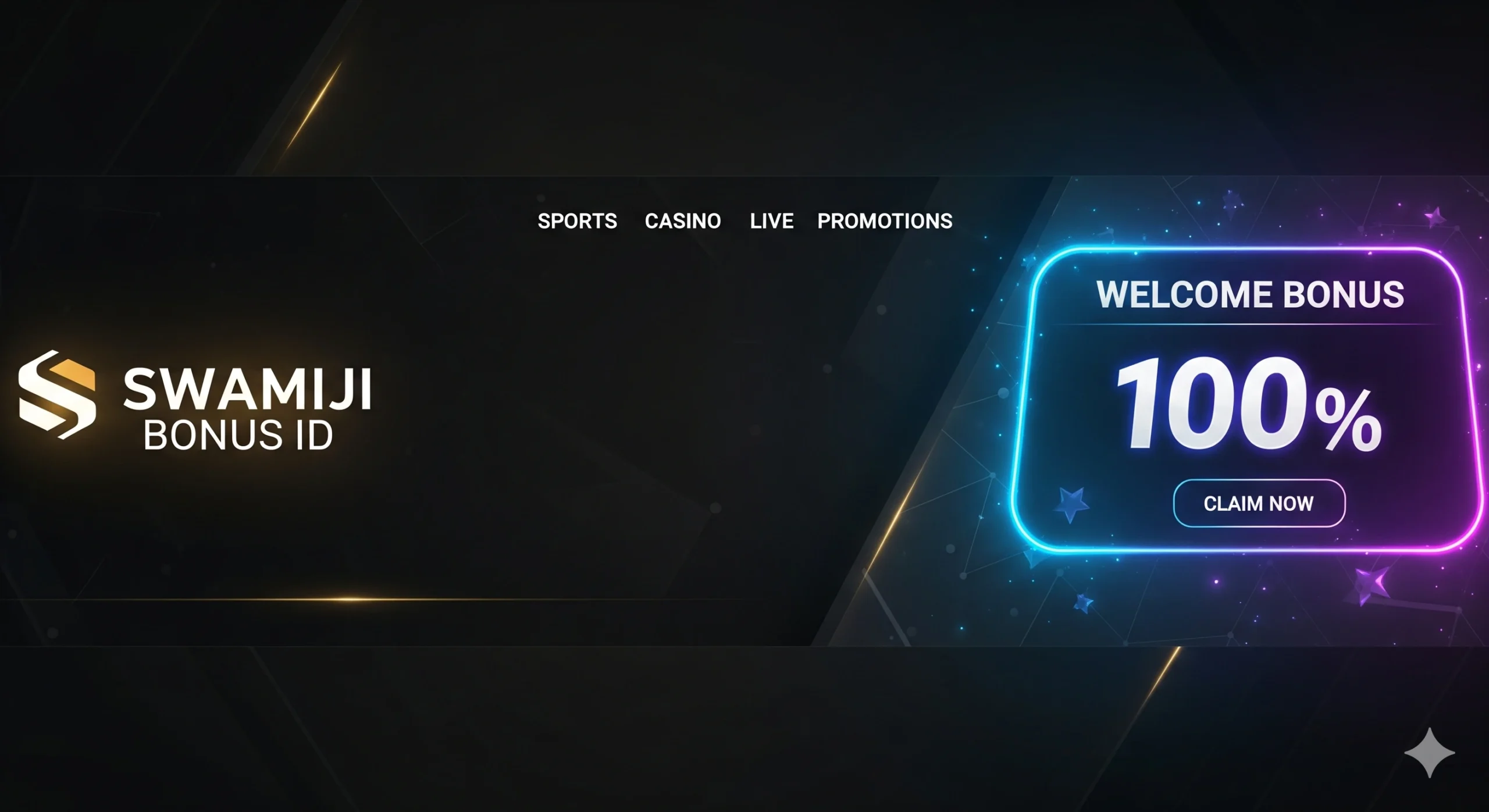 Swamiji Bonus ID official logo betting header