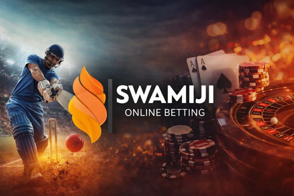 Swamiji online betting platform with cricket betting and casino games like Teen Patti and roulette